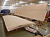 Completed wing sections