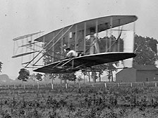 Orville piloting Flyer II, 1904
Image credit: Library of Congress
